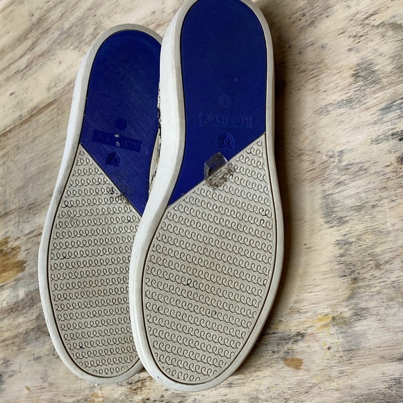 Rothy's Leopard Print Slip-On Athletic Shoes - Picture 5 of 5